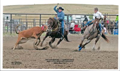 Carson Good Heeling at the White River Little Britches Rodeo