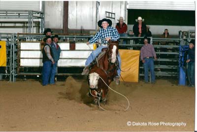 Carson Good breakaway roping