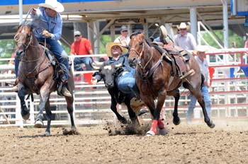 Trell Etbauer winning 2013 Greeley Independence Stampede on Pete trained and sold by Good's Performance Horses LongValley SD